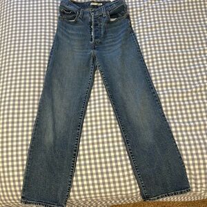 levi’s ribcage straight jeans